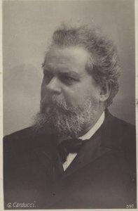Giosue Carducci (1835-1907), italienischer Nobelpreisträger von Italian Photographer