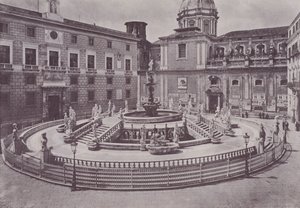 Italien: Palermo, Piazza Pretoria von Italian Photographer