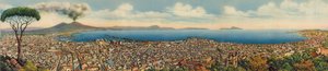 Neapel: Gesamtpanorama (Farbfoto)