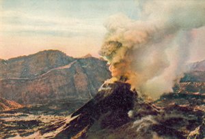 Neapel: Vesuv in Eruption