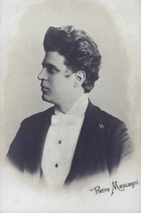 Pietro Mascagni, italienischer Komponist der Oper Cavalleria Rusticana von Italian Photographer