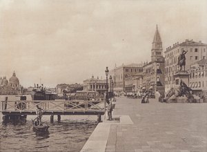 Riva Degli Schiavoni (s/w Foto) von Italian Photographer