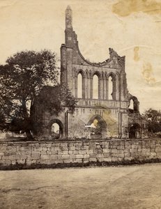 Ruinen der Byland Abbey, von Nordwesten gesehen, Vereinigtes Königreich, circa 1890