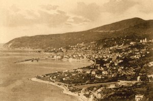 San Remo, Panorama von Poggio von Italian Photographer