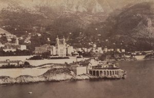 Der Golf von Montecarlo, 07/1887 (s/w Foto)
