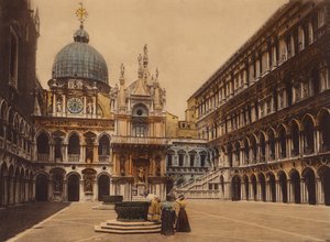Venedig: Innenhof des Dogenpalastes