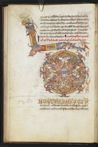 aus dem Monte Cassino Psalter von Italian School