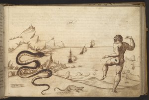 Add. 82955, f.115 Schlange (
