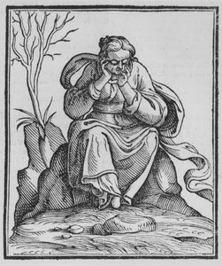 Allegorie der Melancholie von Italian School