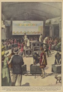 Eine originelle Zeremonie für eine originelle Verlosung von Italian School