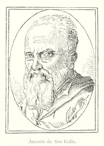 Antonio da San Gallo (Stich) von Italian School