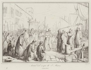 Ankunft des Körpers von S. Marco, 828 von Italian School