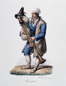 Dudelsackspieler, Italien von Italian School