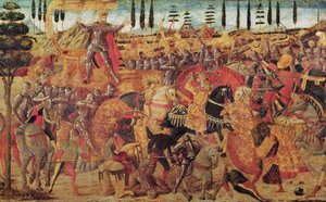 Schlacht zwischen Darius (399-330 v. Chr.) und Alexander dem Großen (356-323 v. Chr.) von Italian School