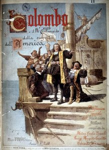 Buchumschlag über Christoph Kolumbus zum 4. Jahrhundert der Entdeckung Amerikas von Italian School