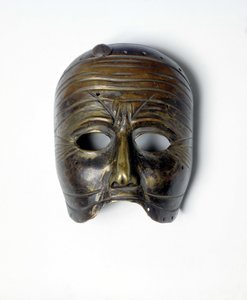 Bronzemaske der „Commedia dell