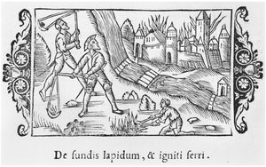 Eroberung einer Stadt durch Feuer, Illustration aus Historia de Gentibus Septentrionalibus von Olaus Magnus (1490-1558), veröffentlicht in Rom, 1555
