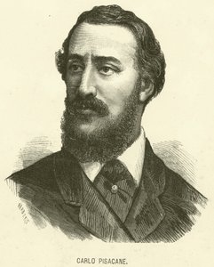 Carlo Pisacane (Gravur) von Italian School