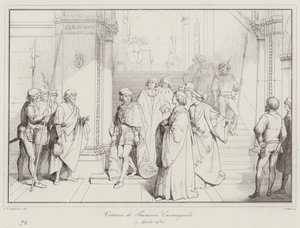 Gefangennahme von Francesco Carmagnola von Italian School