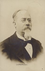 Cesare Lombroso (1835-1909), italienischer Arzt und Kriminologe von Italian School