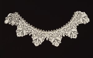 Kragen, aus Venedig, 1625-50 (Leinen und Nadelspitze) von Italian School