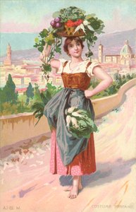 Toskanisches Kostüm von Italian School