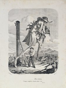 Der Tod nimmt alle Guten und lässt die Schurken, ca. 1850 von Italian School