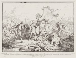 Ermolao Donato und Gerardo Dandolo, Kommissare der Flotte gegen Francesco Sforza von Italian School