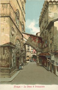 Florenz, Italien, Die Kirche von Orsanmichele von Italian School