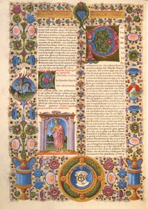 Brief von Paulus an die Kolosser, aus der Borso d