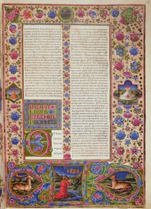 Buch Ezechiel, aus der Borso d