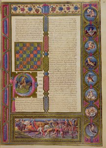 Eröffnungsworte des Buches der Juden, aus der Borso d