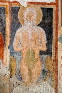 Fresko - Heiliger Onophrius der Einsiedler von Italian School