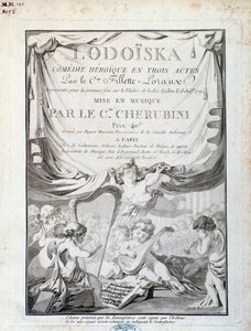 Frontispiz von Lodoiska, Oper von Luigi Cherubini von Italian School