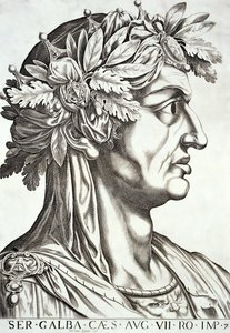 Galba Caesar (3 v. Chr.-69 n. Chr.), 1596 von Italian School