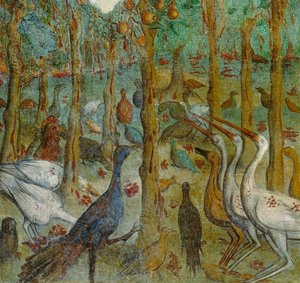 Die Bäume werden Blut schwitzen (Detail der Offenbarung des Johannes)