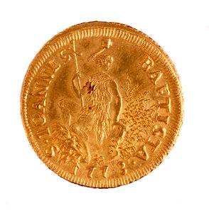Goldener Ruspone aus Florenz, Herrschaft von Leopold II. römischer Kaiser (1747-1792) von Italian School