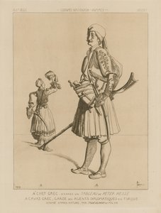 Griechische Kostüme aus dem 19. Jahrhundert von Italian School