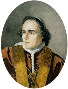 Gregorio Luigi Barnaba Chiaramonti, Papst Pius VII (Farbstich) von Italian School