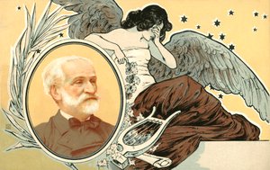 Der Tod von Giuseppe Verdi von Italian School