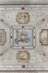 Halle des Perseus: geflügeltes Pferd von Italian School