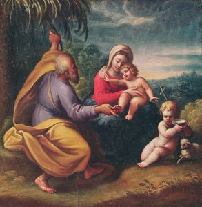 Heilige Familie, Parma, 2. Hälfte des 16. Jahrhunderts