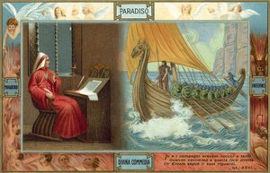 Illustration zu Dantes Die Göttliche Komödie von Italian School