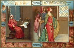 Illustration zu Dantes Die Göttliche Komödie von Italian School
