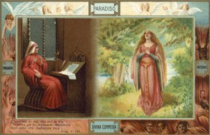 Illustration zu Dantes Die Göttliche Komödie von Italian School