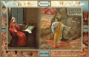 Illustration für Dantes Die Göttliche Komödie von Italian School