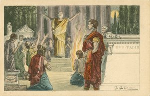 Illustration für den Roman Quo Vadis von Henryk Sienkiewicz