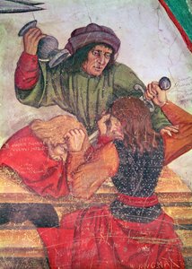 Innenraum eines Gasthauses (Detail)