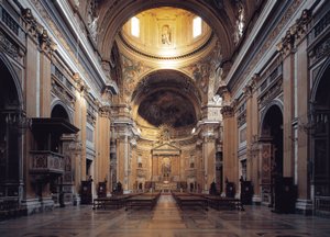 Innenansicht der Kirche von Gesu in Rom, um 1568