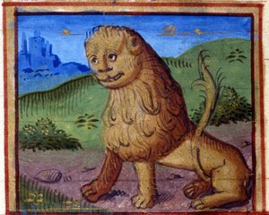 Italienisches Horoskop, Mitte des 15. Jahrhunderts.